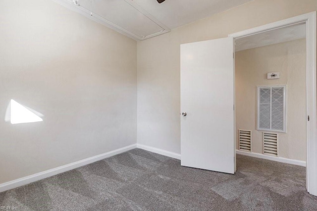 spare room with carpet