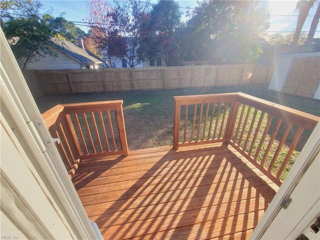 view of deck