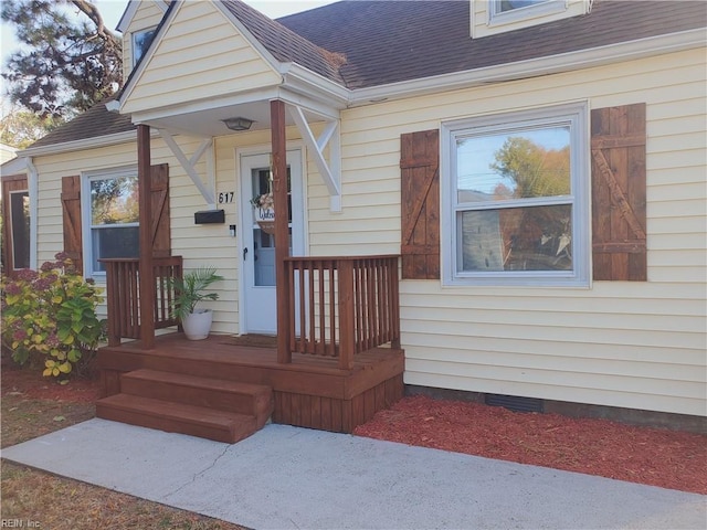 view of entrance to property