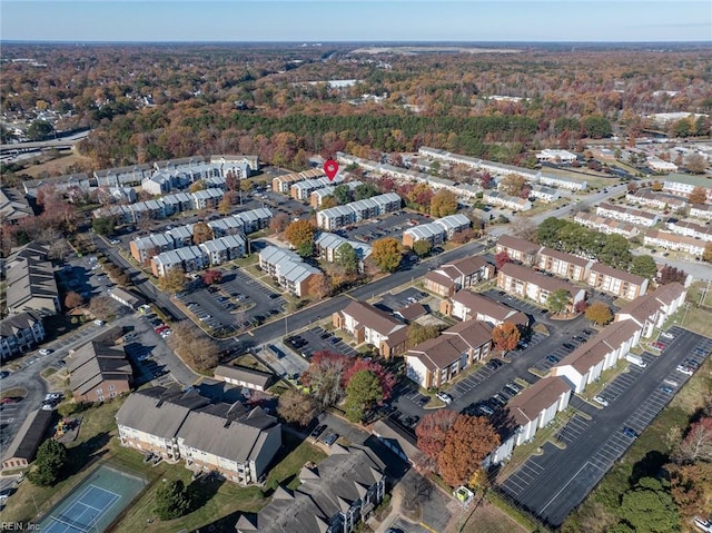 aerial view