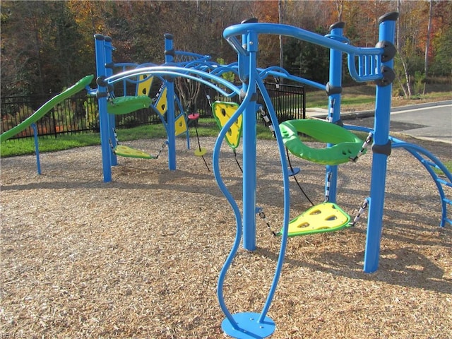 view of jungle gym