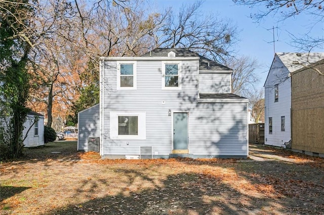 view of back of property