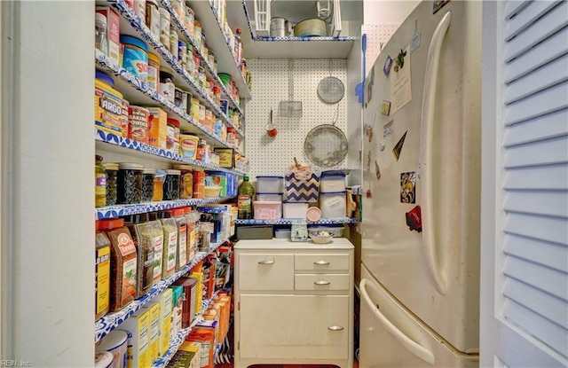 view of pantry