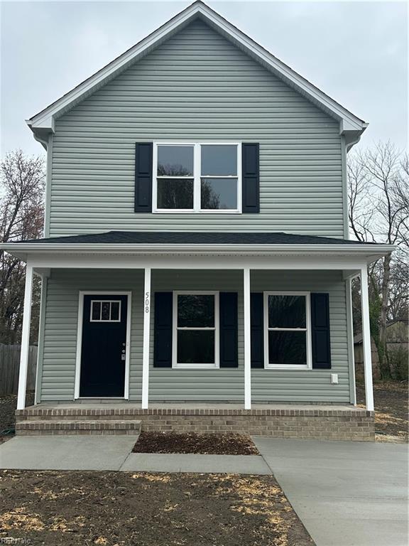 view of front of home