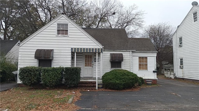 view of bungalow-style house