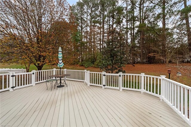 4756 Winterberry Ct, Williamsburg, VA 23188 - view of wooden terrace