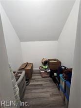 view of storage room