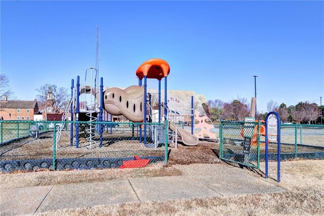 view of jungle gym