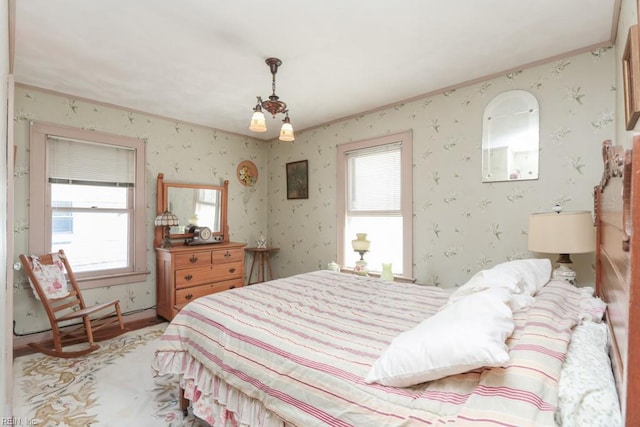 bedroom featuring light hardwood / wood-style floors