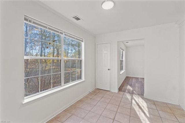 view of tiled empty room