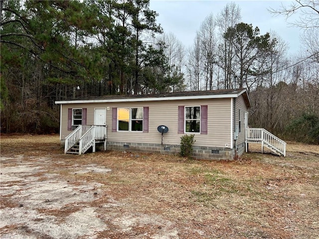 view of manufactured / mobile home