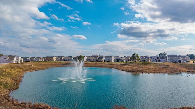 view of water feature