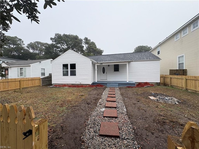 view of rear view of house