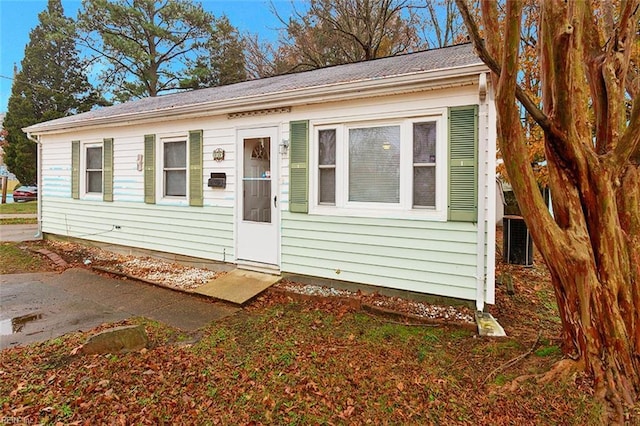 view of front of home