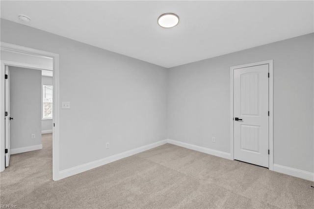 empty room with light carpet