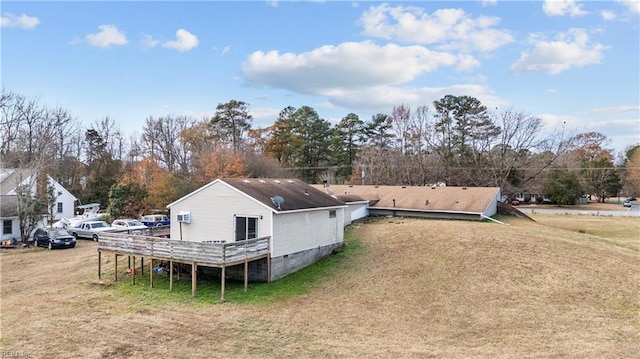 view of back of property