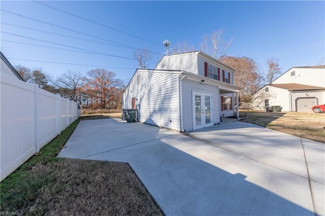 back of property featuring a patio area