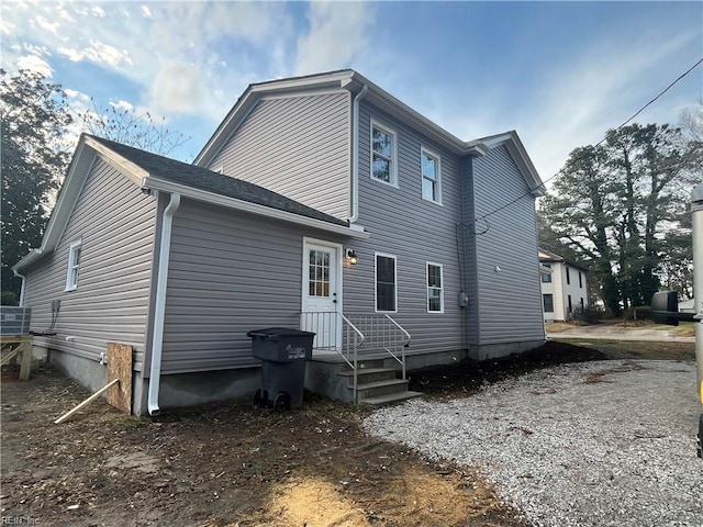 view of rear view of house