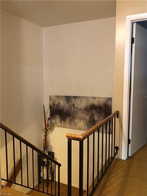 stairs with carpet