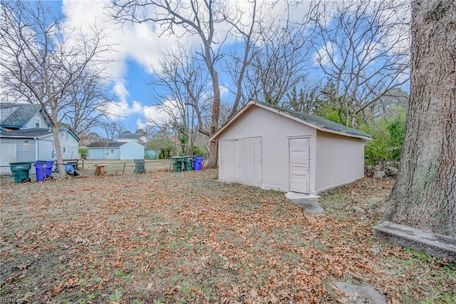 view of outbuilding