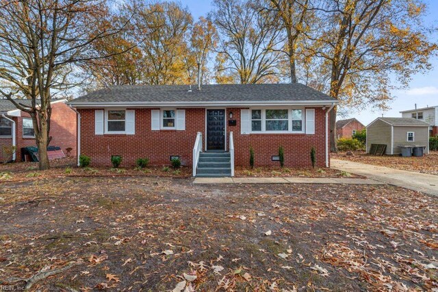 view of front of home