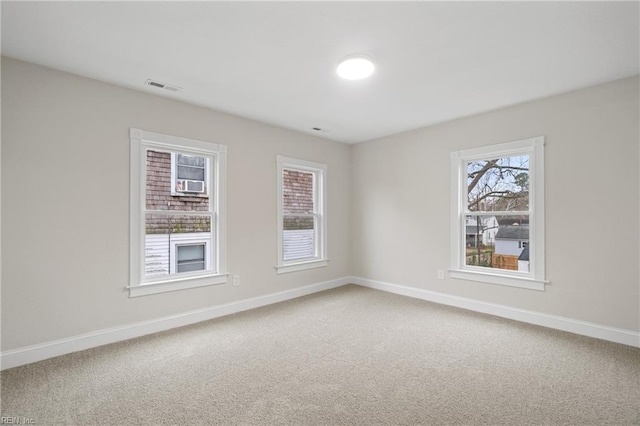 empty room with carpet floors