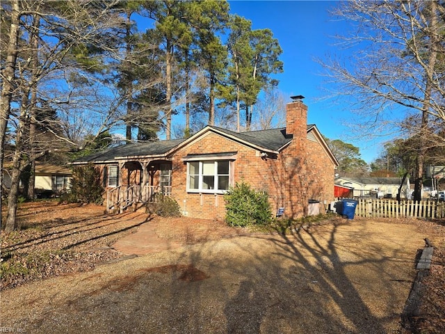 view of front of house