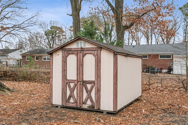 view of outbuilding