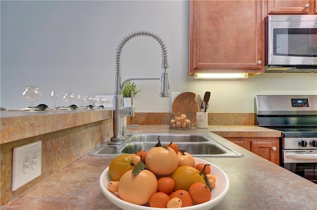 kitchen featuring sink and stainless steel appliances