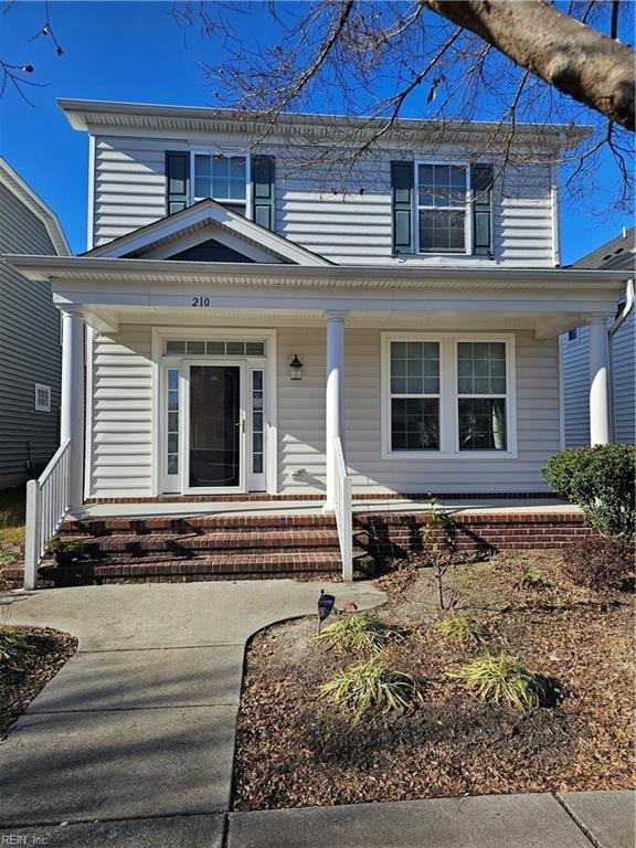 view of front of home