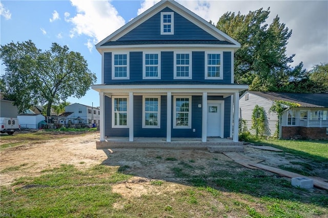 view of front of house with a porch