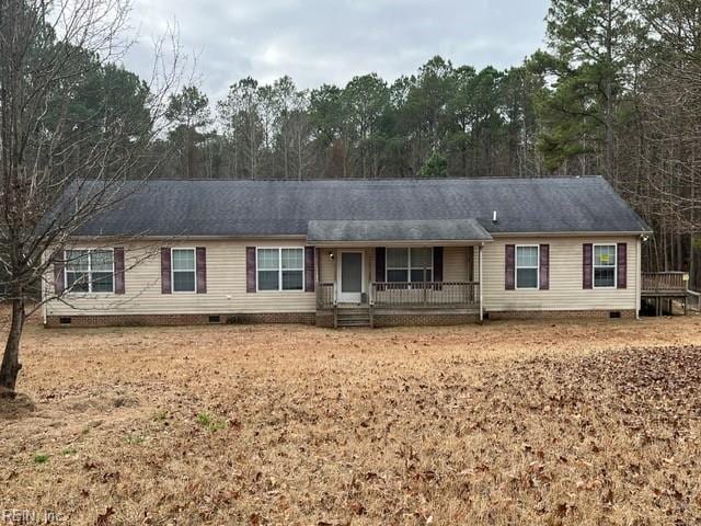 view of ranch-style house