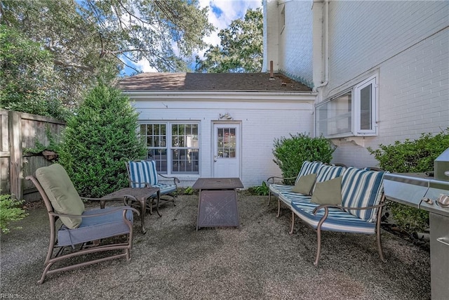 view of patio / terrace with outdoor lounge area