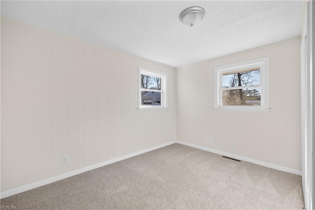 carpeted empty room with a healthy amount of sunlight