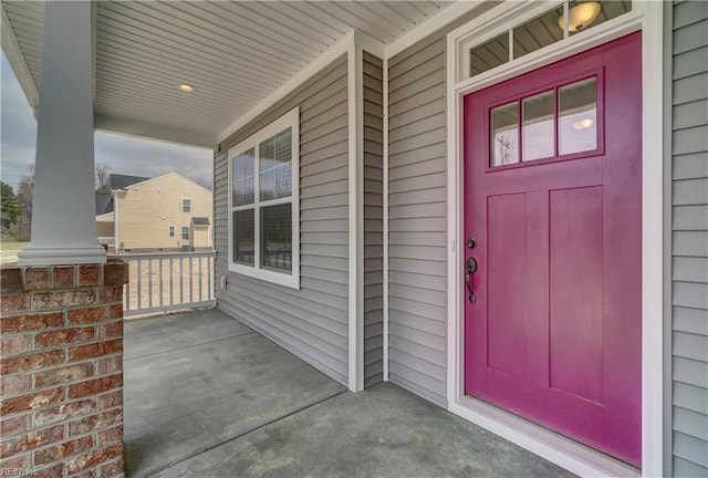 view of property entrance