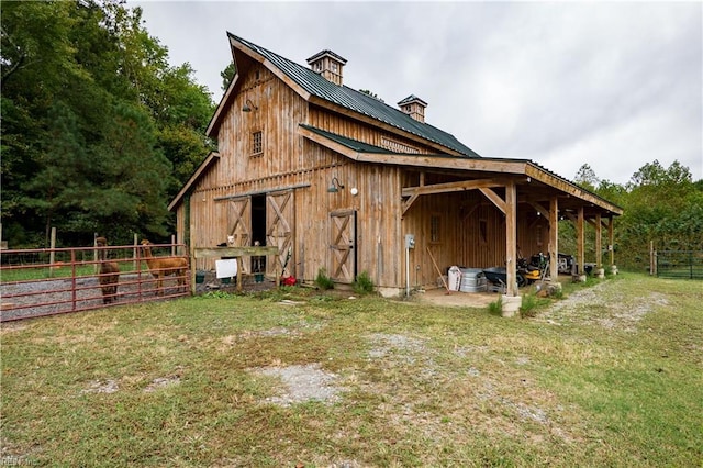 view of stable