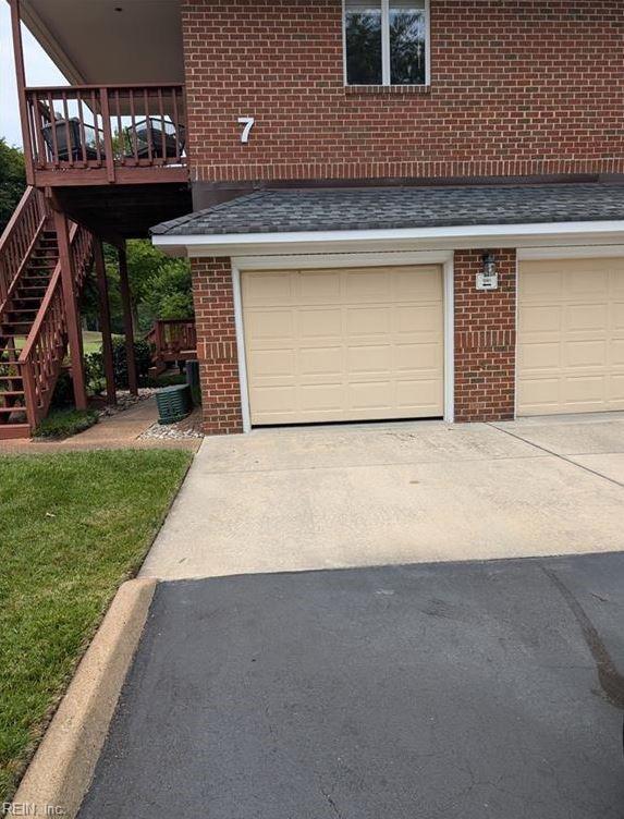 garage featuring central AC