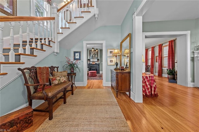 interior space featuring hardwood / wood-style floors