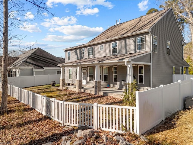 view of front of home with a porch