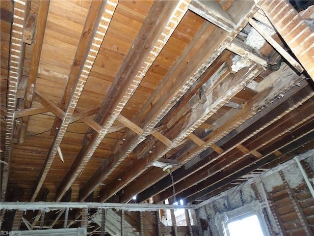 details featuring wooden ceiling