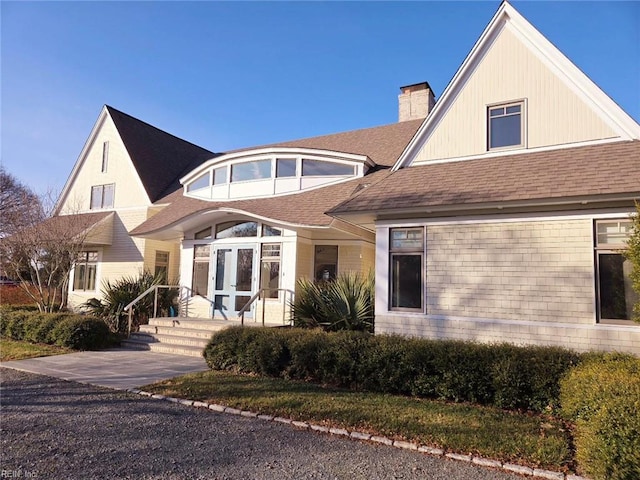 view of rear view of house