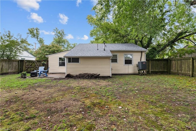 back of house featuring a patio area