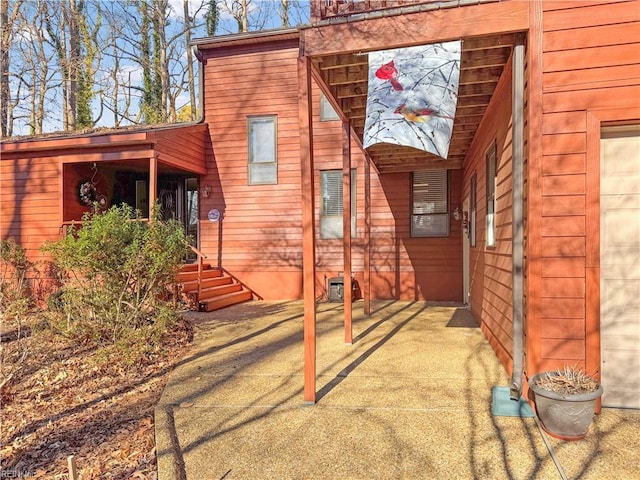 view of rear view of property