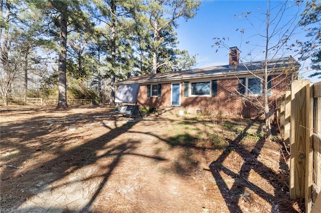 view of ranch-style house