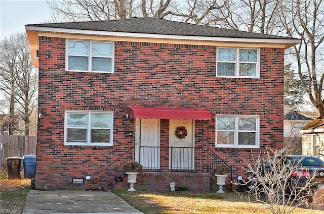 view of front of property