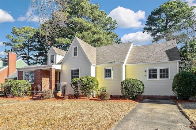 view of front of home