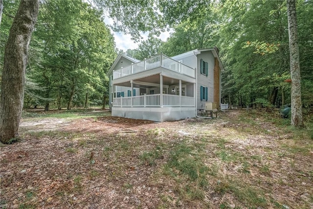 view of rear view of house