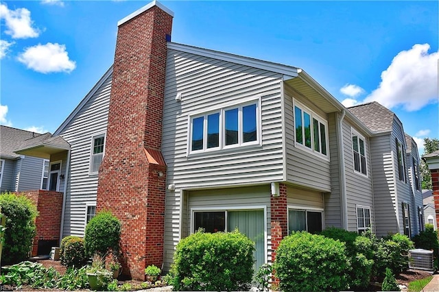 view of property exterior featuring cooling unit