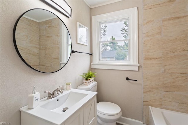 bathroom with toilet and sink