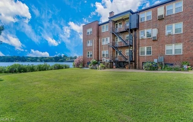 view of property featuring a water view